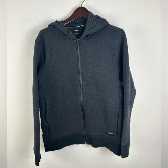 Hurley Other - Hurley Mens Y2K Black Full Zip Hooded Jacket Size Medium